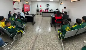 Escolares participan en la séptima edición de la “Ruta de la Flagrancia” en Sullana