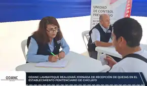 ODANC Lambayeque recibirá quejas de internos en el penal de Chiclayo