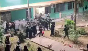 Policía ingresa a universidad de Ucayali y reprime a estudiantes