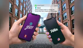 Yape se asocia con la fintech Félix para facilitar el envío de remesas desde Estados Unidos vía WhatsApp