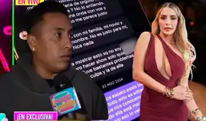 Christian Cueva desenmascara a Macarena Gastaldo y revela chats tras asegurar que él la buscó: “No me van a ver jod***”