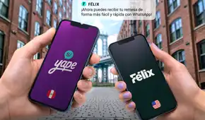 Yape se asocia con la fintech Félix para facilitar el envío de remesas desde Estados Unidos vía WhatsApp