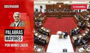 Palabras mayores, por Mirko Lauer