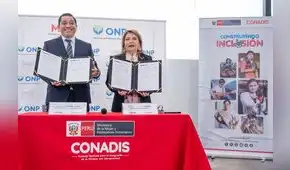 ONP y CONADIS sellan alianza para fortalecer la atención inclusiva de personas con discapacidad