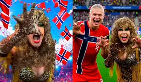 La Tigresa del Oriente creó una canción en homenaje a Haaland antes del Noruega vs Inglaterra y se vuelve viral: “Perú es clave”