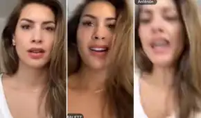 Milett Figueroa pierde el control tras ser sorprendida por temblor durante su primera transmisión en vivo