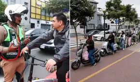 Miraflores advierte que motos eléctricas no pueden circular por ciclovías: multa asciende a S/550