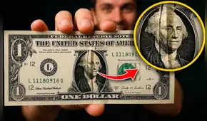 Este billete de 1 dólar alcanza un valor de hasta US$80.000: un error de impresión lo convirtió en una pieza muy buscada.