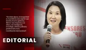 Keiko pretende repetir el error de Boluarte en seguridad