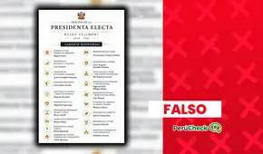 Es falso el supuesto gabinete ministerial de Keiko Fujimori que circula en redes sociales