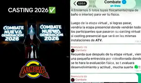 Alertan sobre falso casting del reality 'Combate' tras anuncio de su regreso: estafan a jóvenes pidiendo fotos en bikini y más