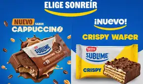 Sublime presenta su primer chocolate relleno con sabor cappuccino