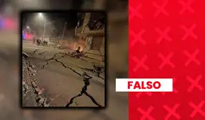 Es falsa la imagen viral que muestra una calle destruida por el sismo de Junín: fue generada con inteligencia artificial