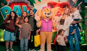 Paolo Guerrero y Ana Paula Consorte sorprenden al reaparecer juntos en la primera función de ‘Paw Patrol: La Dino Película’ en Latinoamérica