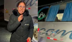 ¡Se salva de morir! Azucena Calvay sufre accidente en carretera de La Libertad y muestra cómo quedó el bus tras choque