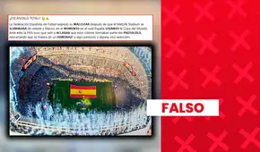 Es falso que la Federación Española de Fútbol expresara su malestar por los fuegos artificiales de la celebración del Mundial