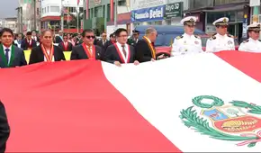 Presidente de la Corte del Santa participa en actos conmemorativos por el 205° aniversario de la Independencia del Perú