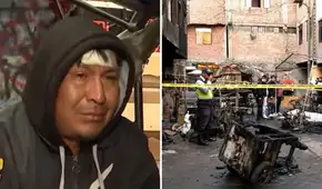 Padre que perdió a su esposa y tres hijos en voraz incendio en La Victoria pide justicia: "No pude salvarlos"