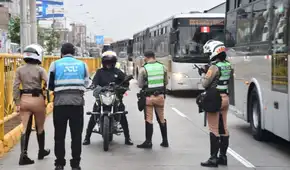 Metropolitano: 346 conductores fueron multados por invadir el carril exclusivo en lo que va de 2026