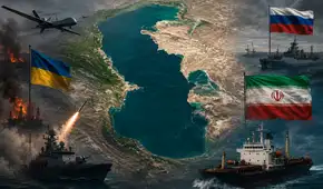 El lago más grande del mundo, rico en petróleo y gas, se convierte en un nuevo escenario de guerra entre Rusia, Ucrania e Irán