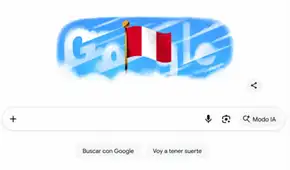 Google dedica animación especial al Perú por su 205.° aniversario de la Independencia Nacional este 28 de julio