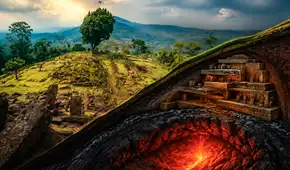 Lo hallado bajo esta pirámide desconcierta a científicos: un núcleo de lava y estructuras prehistóricas desafían décadas de estudios
