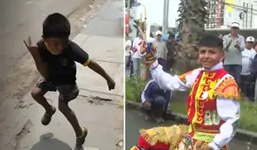 Tilín, el entrañable niño que se volvió viral en TikTok, reaparece en el Desfile Cívico Militar 2026