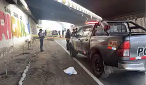 SJL: hallan cadáver oculto en un costal bajo un puente y PNP busca identificar a la víctima