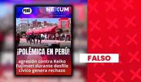 El video que muestra un ataque contra Keiko Fujimori durante el desfile militar es falso: corresponde a un simulacro realizado en Moquegua