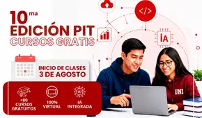 ¡Gran oportunidad! UNI ofrecerá más de 80 cursos gratuitos de inteligencia artificial, programación y ciberseguridad