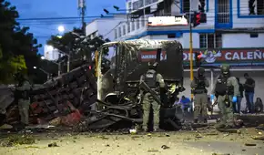 Atentado con camión bomba en Colombia deja 11 heridos a días de la investidura presidencial de Abelardo de la Espriella