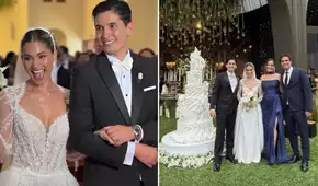 Andrea Arana, conductora de Willax, celebra su romántica boda religiosa con Félix Lindo y comparte emotivos momentos