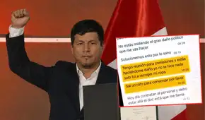 Revelan chats de Julián Pérez Mallqui tras presunta agresión: "No estás midiendo el daño político que me vas a hacer"