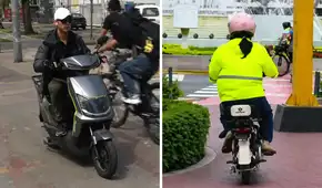 Conductores de motos eléctricas siguen invadiendo ciclovías, pese al anuncio de multas de S/550 de la PNP