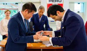 Visita ilustre: Comite Olímpico Peruano recibió al presidente de la Federación Internacional de Gimnasia, Morinari Watanabe