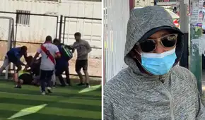 Arequipa: padres golpean salvajemente a árbitro por cobrar falta al final de un partido de menores
