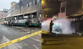 Incendian dos buses de Vipusa en Ventanilla: presunto ataque extorsivo dañó viviendas cercanas