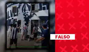 Es falso que hinchas de Alianza Lima hayan borrado el mural de Hernán Barcos: la imagen fue generada con inteligencia artificial