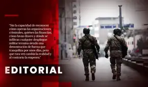 Insistir en la militarización es insistir en el fracaso