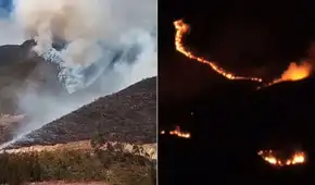 Incendio forestal en Lambayeque consume cultivos y destruye sistema de agua potable: comuneros piden ayuda urgente