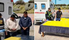 PNP halla 69 paquetes de cocaína ocultos en una ambulancia que trasladó a un menor de Cusco a Ayacucho