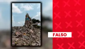Es falso que el Monumento a la Resistencia de Cali haya sido destruido por el terremoto en Colombia: la imagen fue creada con IA