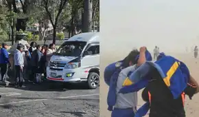 Arequipa y Tacna continúan sin clases este miércoles 12 por paro de transportistas y fuertes vientos