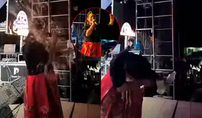 Agreden en el rostro con botella de vidrio a cantante folclórica durante concierto en Ayacucho