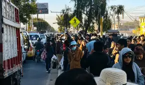 Paro de transportistas en Arequipa: calles bloqueadas y clases virtuales tras fracaso de diálogo