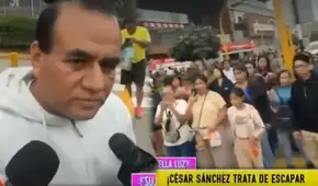 César Sánchez, exdirector de La Bella Luz, reaparece en público y es abucheado tras ser captado en centro comercial: "Asqueroso"
