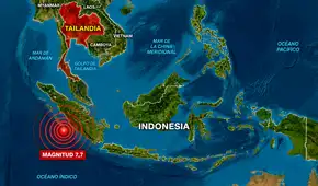 Terremoto de magnitud 7,7 sacude las costas de Indonesia, según USGS