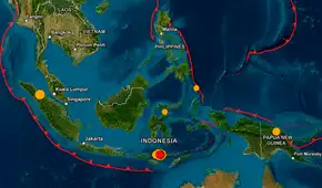 Terremoto de magnitud 6,9 golpea Sumatra y sería el segundo en Indonesia en un mismo día, según USGS