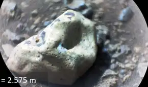 Un hallazgo inesperado en Marte: el rover Perseverance de la NASA impactó una roca y encontró una gema sorprendente