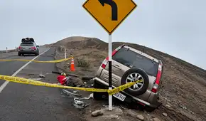 Tragedia en Pasamayo: conductor pierde la vida al despistar su vehículo y dar varias vueltas de campana en plena Panamericana Norte